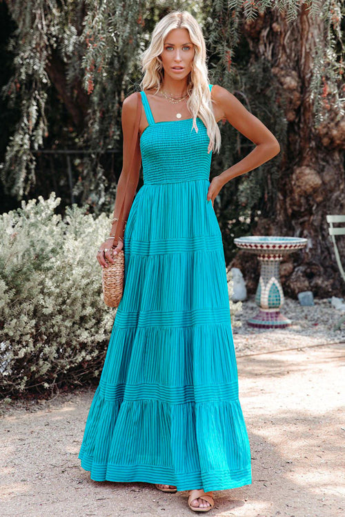 Stay With Me Babydoll Maxi Dress