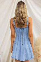 Summer Muse Medium Wash Denim Dress