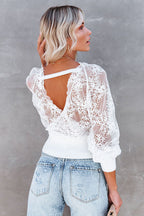 Only Yours Lace Wrap Sweater