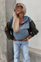 Comfort Ahead Denim Pullover