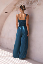 Paradise Ready Sleeveless Wide-Leg Two-Piece Set