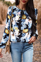 Heading Out For The Day Print Long Sleeve Top