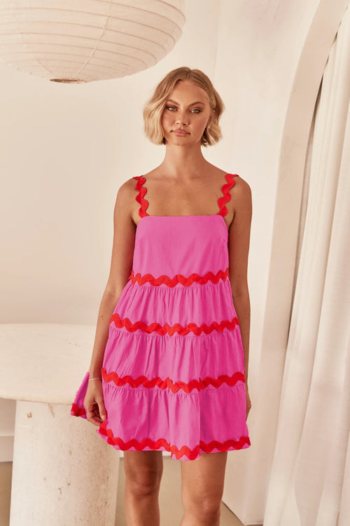 Spread The Delight A-line Mini Dress