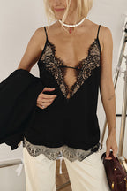 Effortlessly Refined Lace V-Neck Cami Top