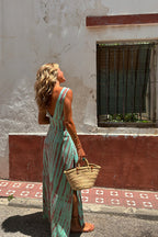 Brighter Side V-Neck Cutout Maxi Dress