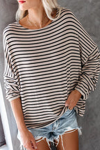 Forever Charming Stiped Casual Knit Top