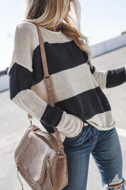 In My Arms Striped Knit Sweater