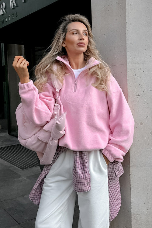 Cozy Charm Fleece Pullover Sweatshirt