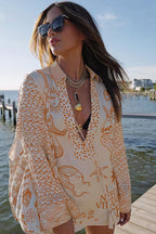 Summer Adventures Print Long Sleeve Set
