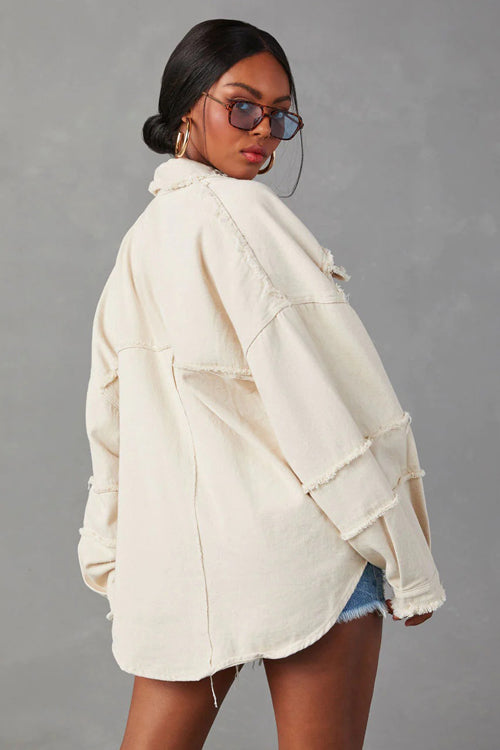 Perfectly Prepared Denim Shacket