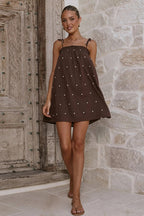 Impeccably Refined Print Mini Dress