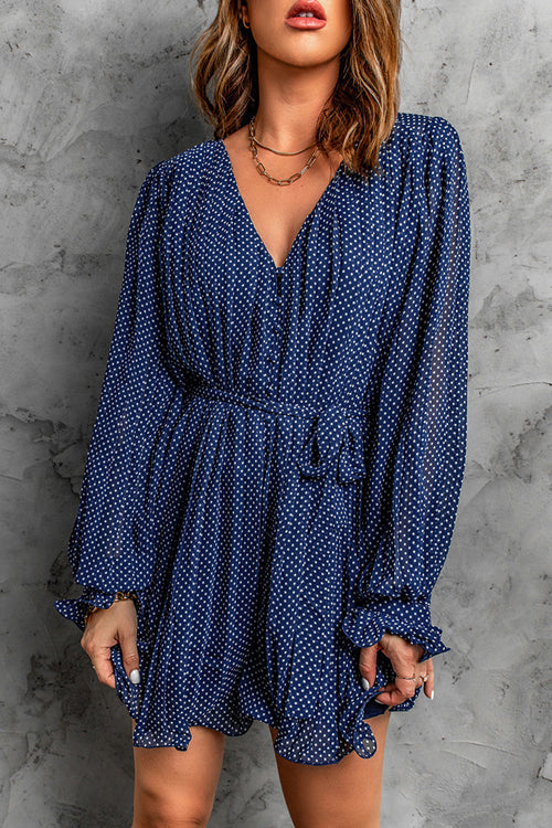 Dance All Evening Pleated Flare Mini Dress