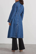 Elevated Weather Belt Denim Coat
