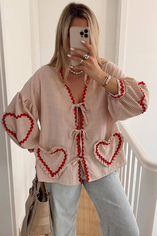 Uniquely You Tie-Front Gingham Top - 10 Colors