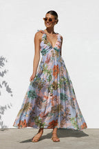 Delightful At Heart Floral Print Maxi Dress
