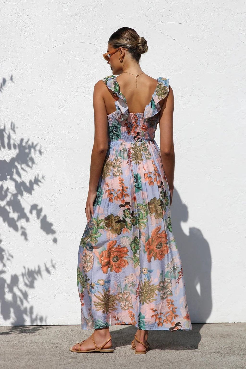 Delightful At Heart Floral Print Maxi Dress