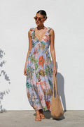 Delightful At Heart Floral Print Maxi Dress