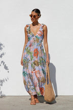 Delightful At Heart Floral Print Maxi Dress