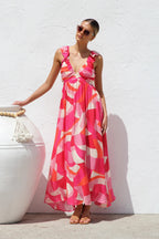Delightful At Heart Floral Print Maxi Dress