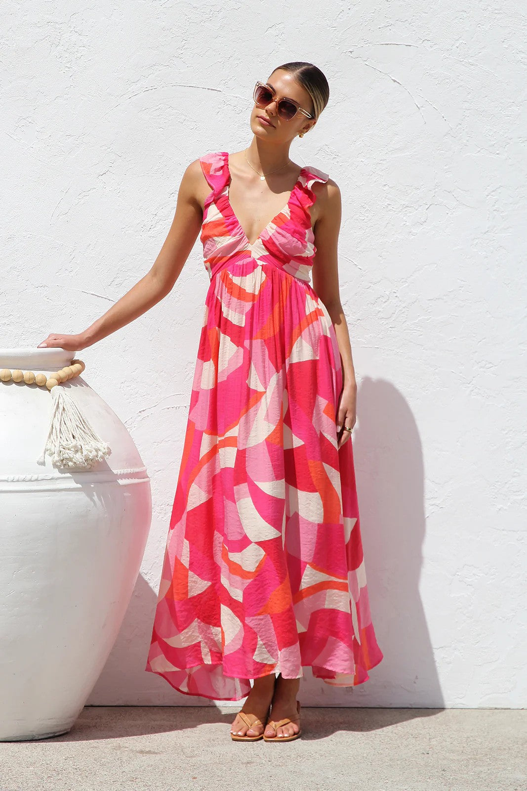 Delightful At Heart Floral Print Maxi Dress