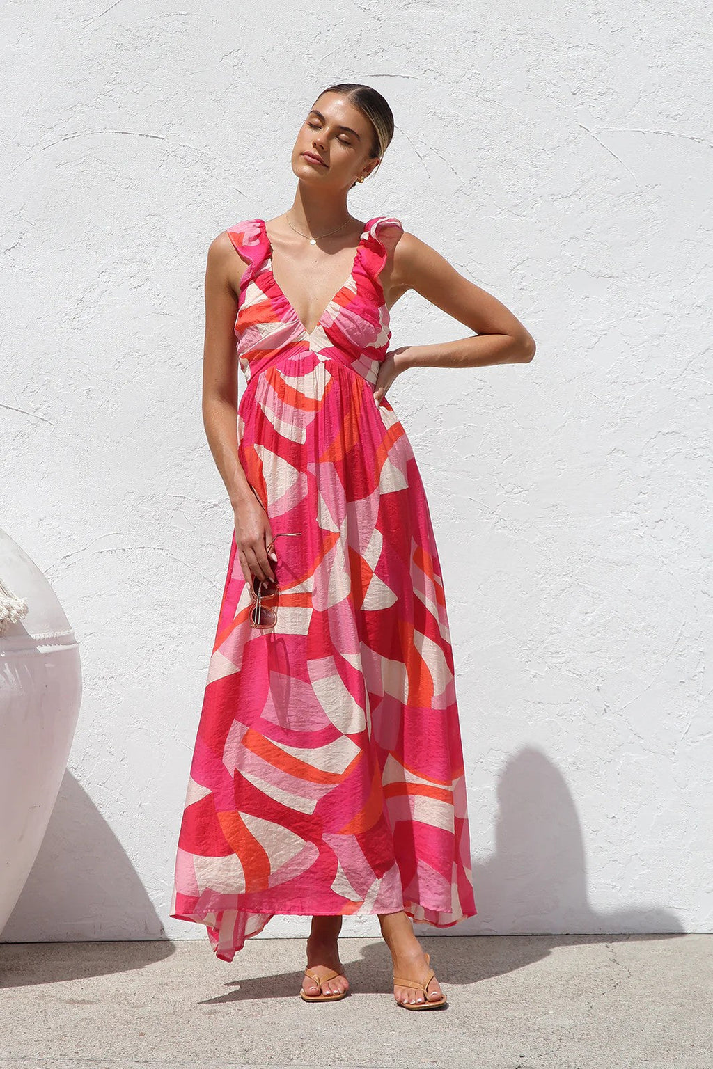 Delightful At Heart Floral Print Maxi Dress