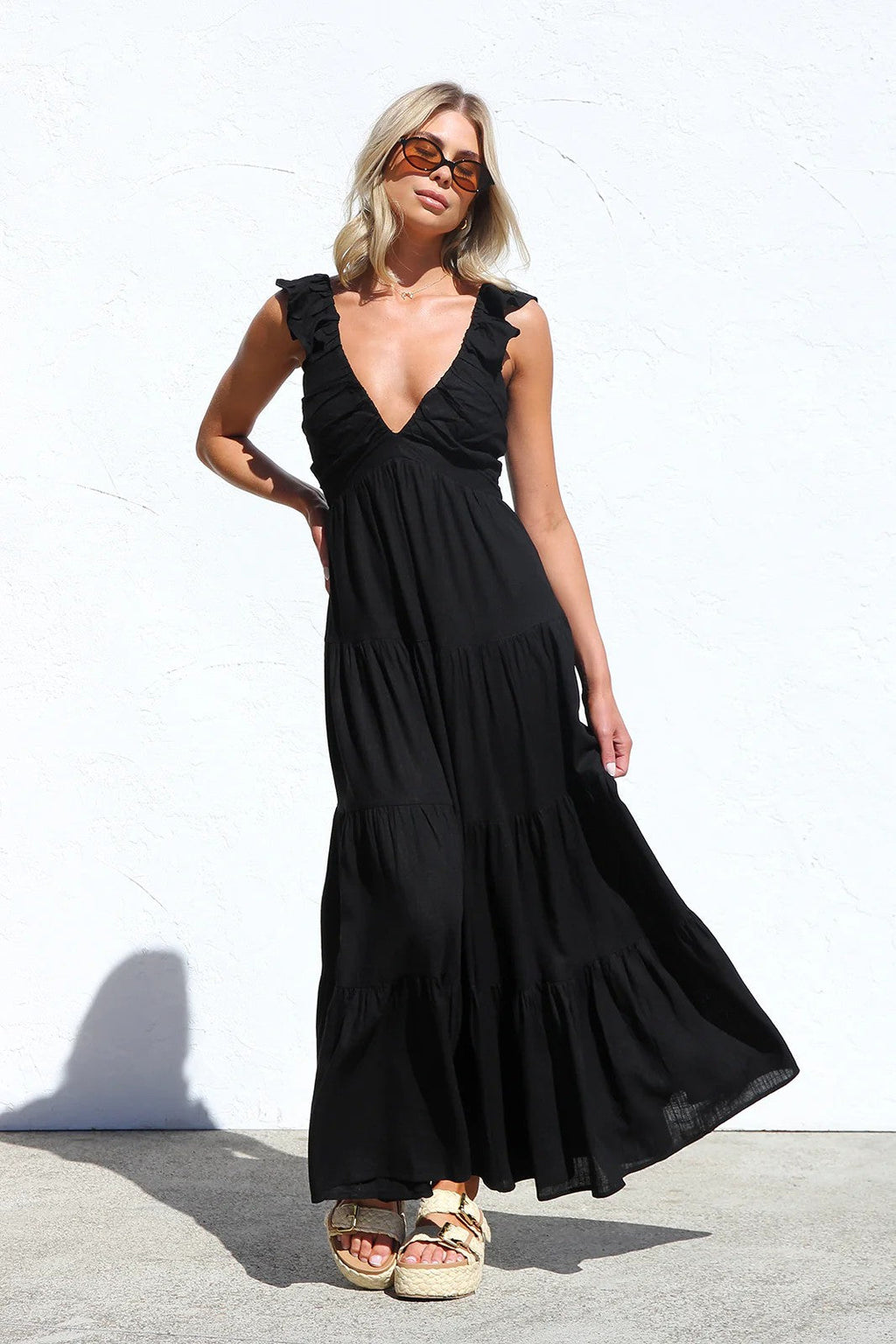 Delightful At Heart Floral Print Maxi Dress