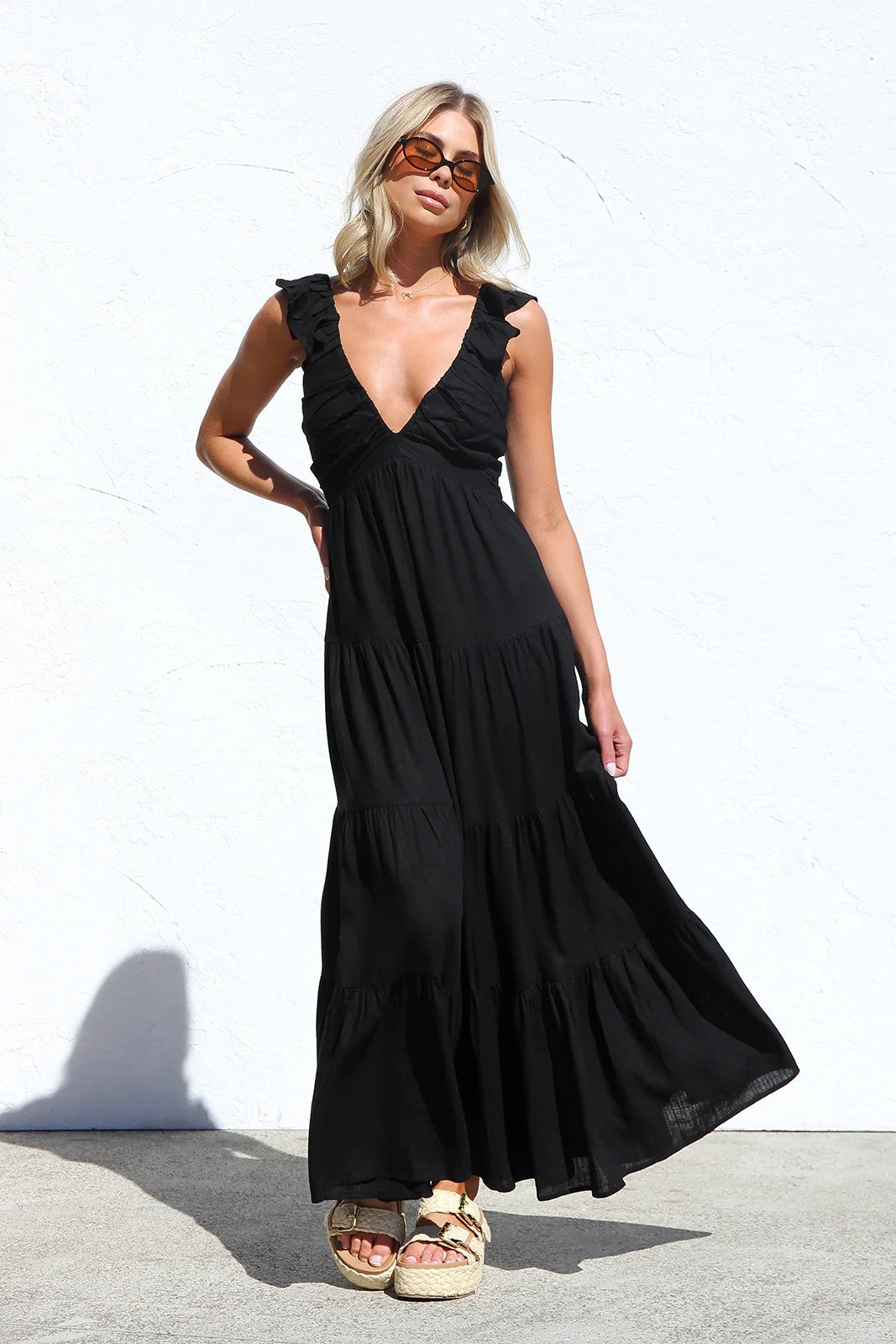 Delightful At Heart Floral Print Maxi Dress