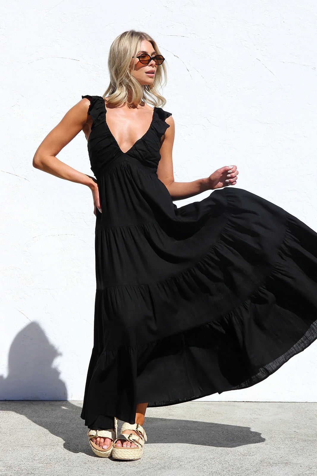 Delightful At Heart Floral Print Maxi Dress