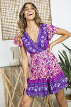 Forever Your Muse Boho Print Mini Dress