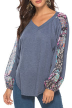 Secret Garden Boho Chiffon Sleeve Blouse