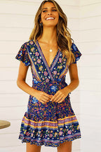 Forever Your Muse Boho Print Mini Dress