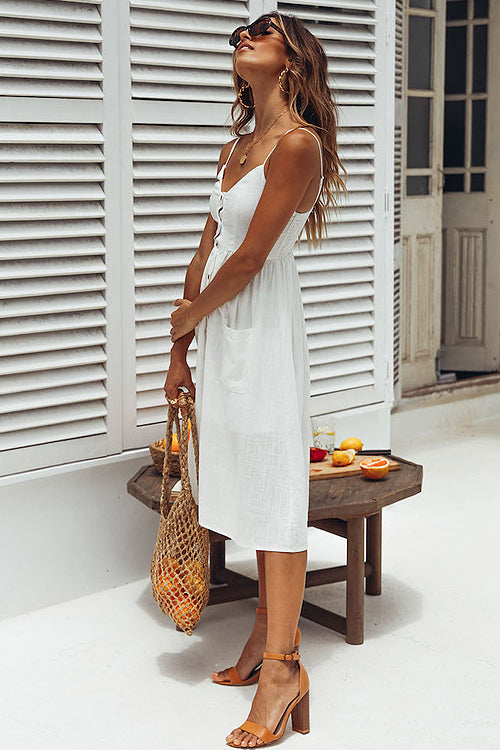 Days Like This Spaghetti Pleated Dress