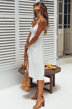 Days Like This Spaghetti Pleated Dress