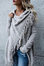 Cozy Up Tassel Sweater Coat