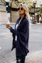 Cozy Charmer Bat-wing Sleeve Sweater Cardigan